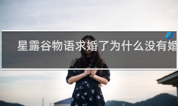 星露谷物语求婚了为什么没有婚礼