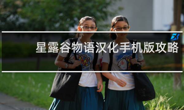 星露谷物语汉化手机版攻略