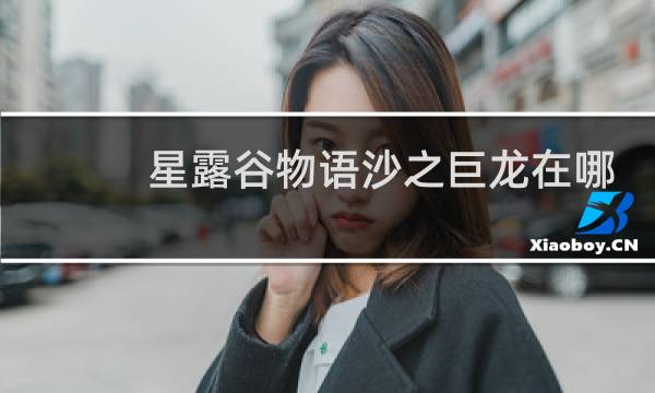 星露谷物语沙之巨龙在哪