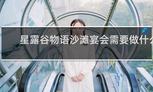 星露谷物语沙滩宴会需要做什么