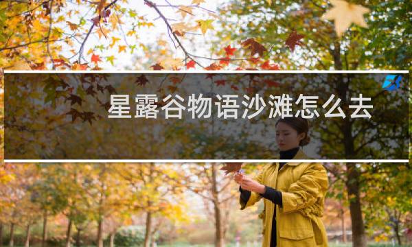星露谷物语沙滩怎么去