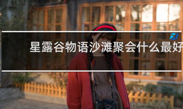 星露谷物语沙滩聚会什么最好