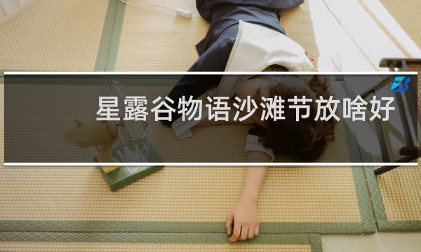 星露谷物语沙滩节放啥好