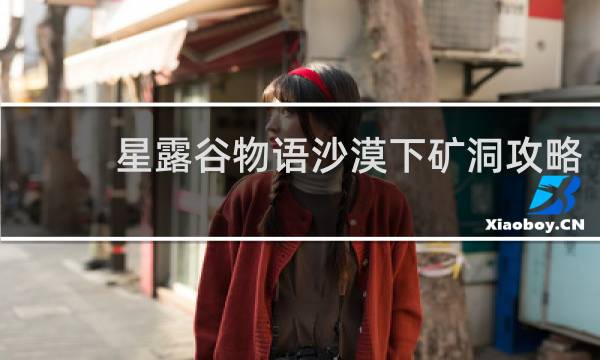 星露谷物语沙漠下矿洞攻略