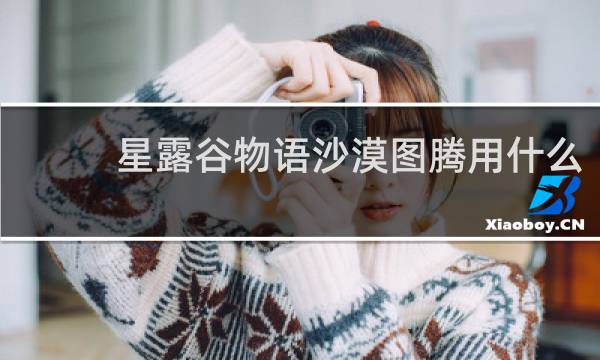 星露谷物语沙漠图腾用什么