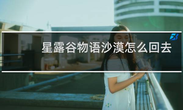 星露谷物语沙漠怎么回去
