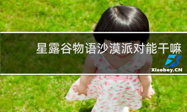 星露谷物语沙漠派对能干嘛