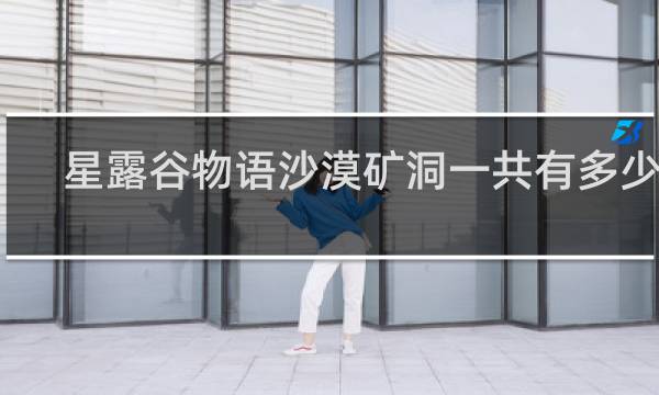 星露谷物语沙漠矿洞一共有多少层