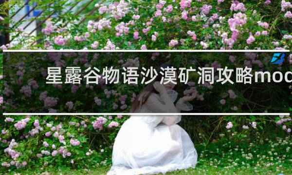 星露谷物语沙漠矿洞攻略mod