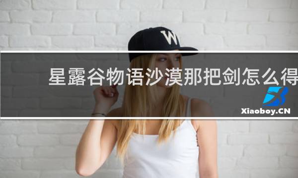 星露谷物语沙漠那把剑怎么得