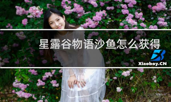 星露谷物语沙鱼怎么获得