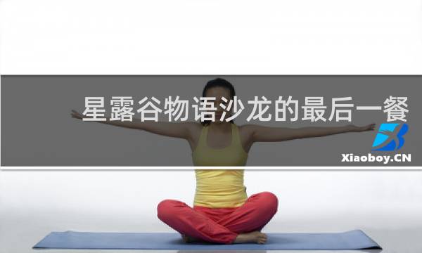 星露谷物语沙龙的最后一餐