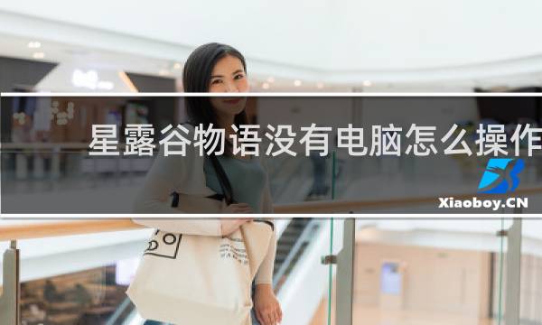 星露谷物语没有电脑怎么操作