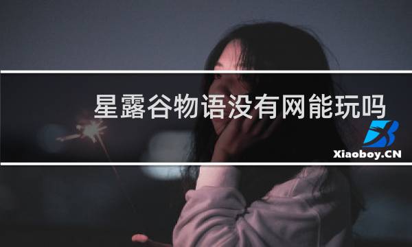 星露谷物语没有网能玩吗