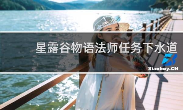 星露谷物语法师任务下水道