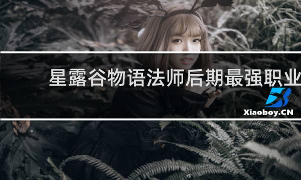 星露谷物语法师后期最强职业