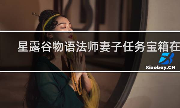 星露谷物语法师妻子任务宝箱在哪