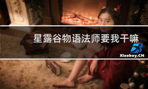 星露谷物语法师要我干嘛