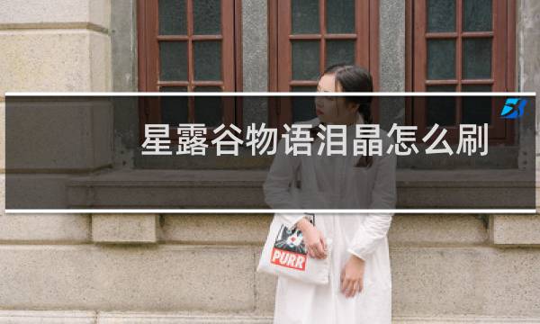 星露谷物语泪晶怎么刷