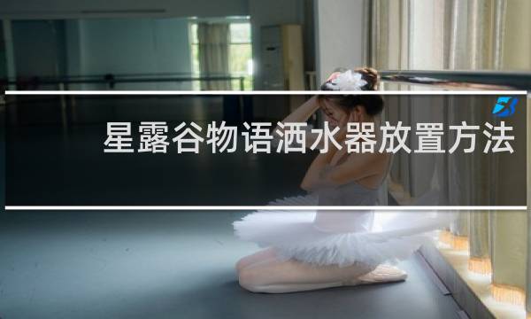 星露谷物语洒水器放置方法