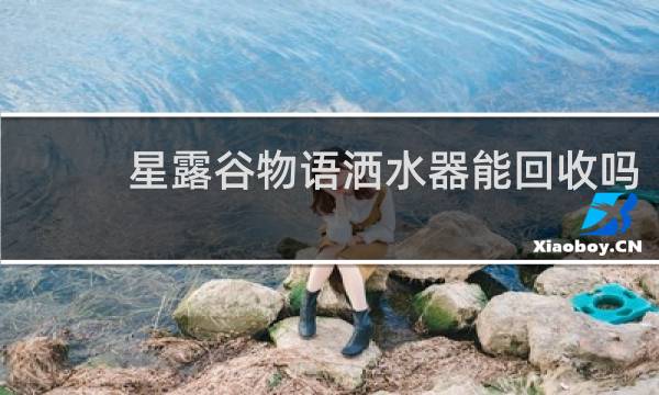 星露谷物语洒水器能回收吗