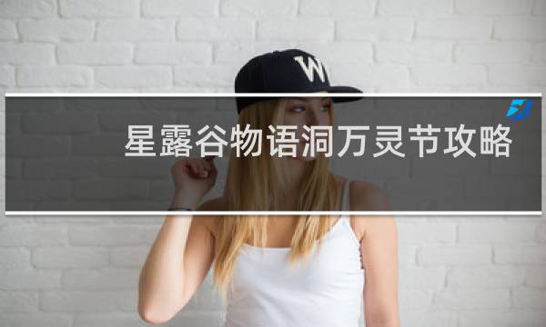 星露谷物语洞万灵节攻略