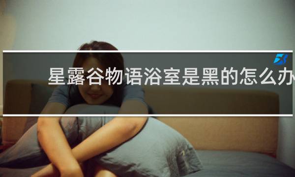 星露谷物语浴室是黑的怎么办