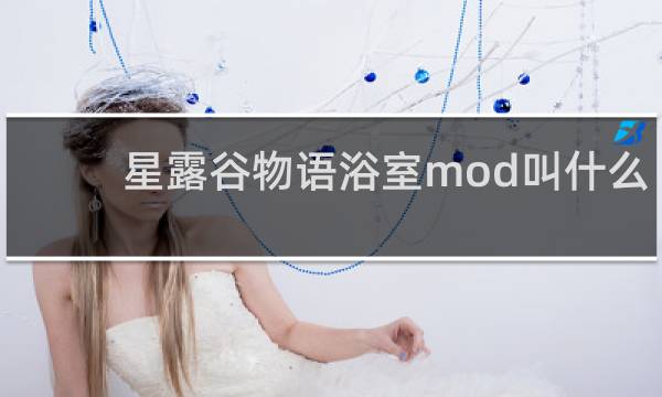 星露谷物语浴室mod叫什么