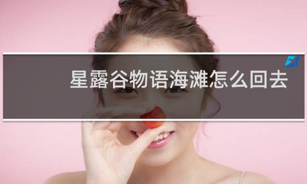 星露谷物语海滩怎么回去