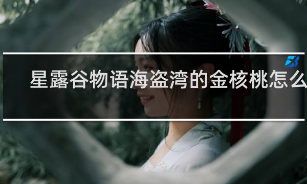星露谷物语海盗湾的金核桃怎么拿