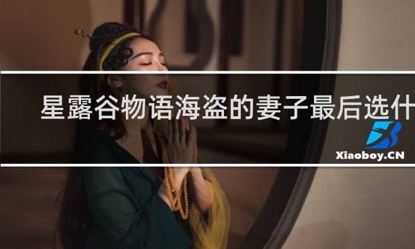 星露谷物语海盗的妻子最后选什么