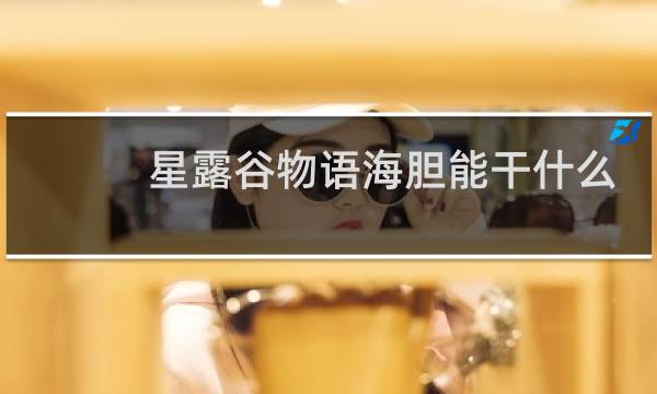 星露谷物语海胆能干什么