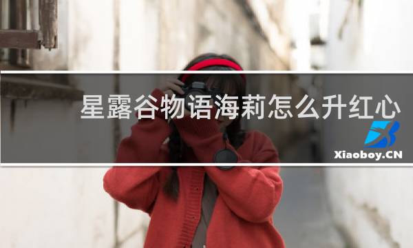 星露谷物语海莉怎么升红心