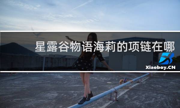 星露谷物语海莉的项链在哪