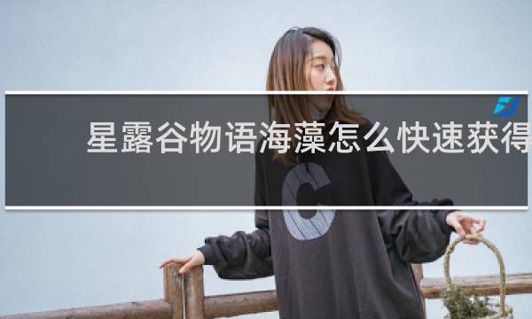 星露谷物语海藻怎么快速获得