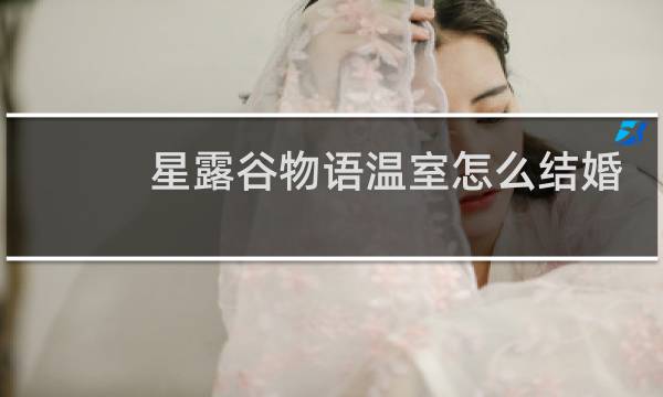 星露谷物语温室怎么结婚