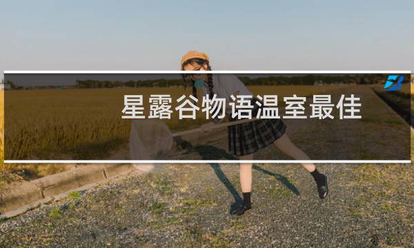 星露谷物语温室最佳