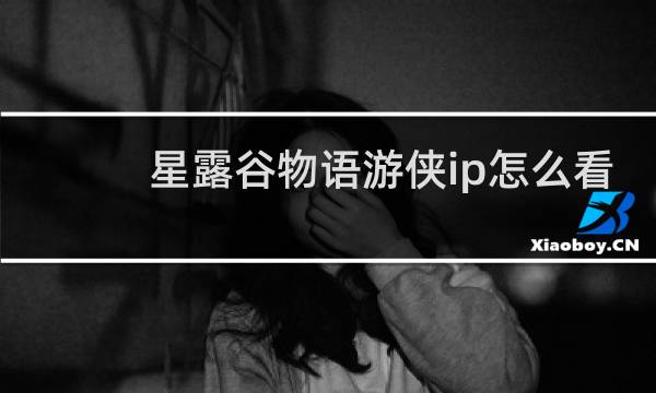 星露谷物语游侠ip怎么看