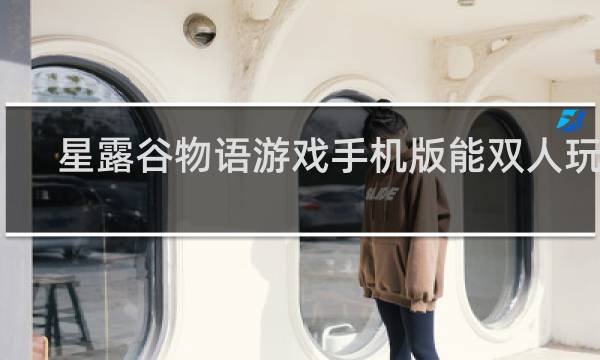 星露谷物语游戏手机版能双人玩吗