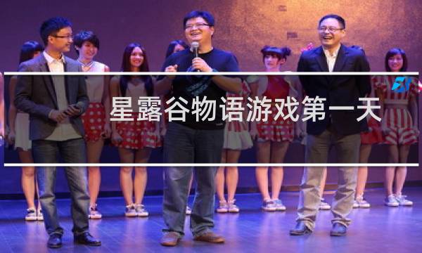 星露谷物语游戏第一天