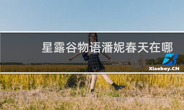 星露谷物语潘妮春天在哪