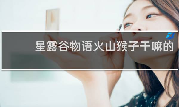 星露谷物语火山猴子干嘛的