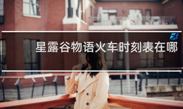 星露谷物语火车时刻表在哪