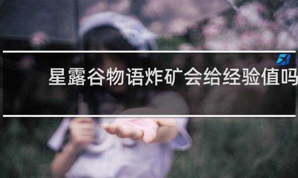 星露谷物语炸矿会给经验值吗