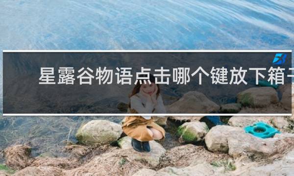 星露谷物语点击哪个键放下箱子