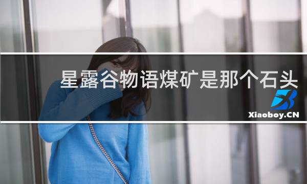 星露谷物语煤矿是那个石头