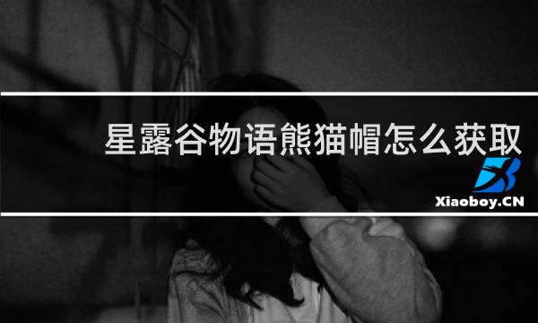 星露谷物语熊猫帽怎么获取