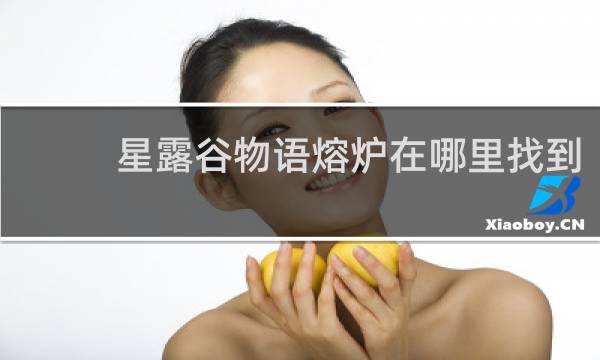 星露谷物语熔炉在哪里找到