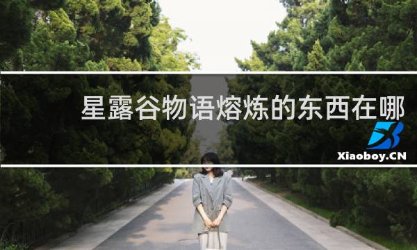 星露谷物语熔炼的东西在哪