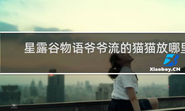 星露谷物语爷爷流的猫猫放哪里